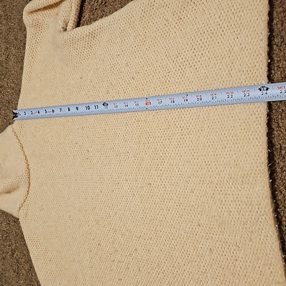 Zara Chunky Cotton Knit Turtleneck Sweater, size small - Picture 4 of 9